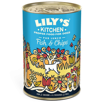 Lilys Kitchen Dog Fish & Chips 400g