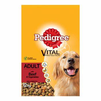Pedigree Dry Dog Food Vital with Beef and Vegetables 12kg