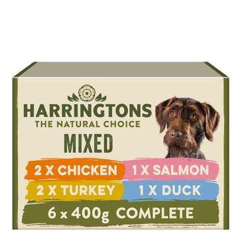 Harringtons Wet Dog Food Mixed 6x400g