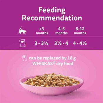 Whiskas Kitten Mixed Menu in Jelly Wet Cat Food Pouches