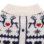 Rufus & Rosie Heart Reindeer Dog Jumper Small