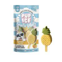 Pup Ice Fruity Lolly Pineapple Dog Treat 2 Pack 90g