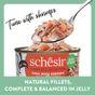 Schesir Complete and Balanced Wet Cat Food Tuna with Shrimps 85g
