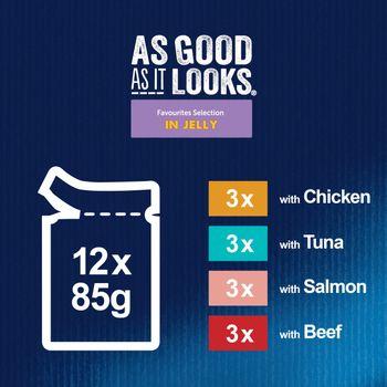 Felix As Good As it Looks Favourites Selection Wet Cat Food 12x85g