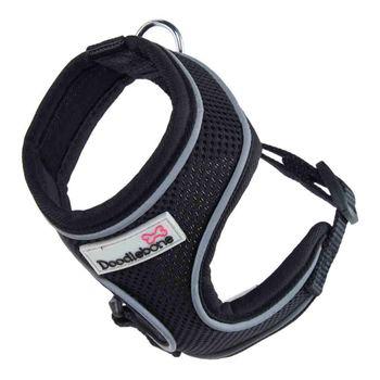 Doodlebone Airmesh Dog Harness Black Dog Harnesses