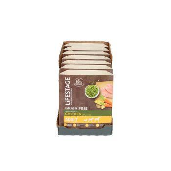 Lifestage Grain Free Adult Chicken and Potato Dog Food 7x395g