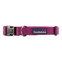 Doodlebone Trendy Tails Padded Dog Collar Purple 3-6
