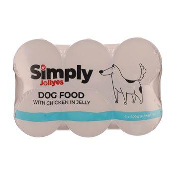 Simply Jollyes Dog Food Loaf with Chicken 6x395g