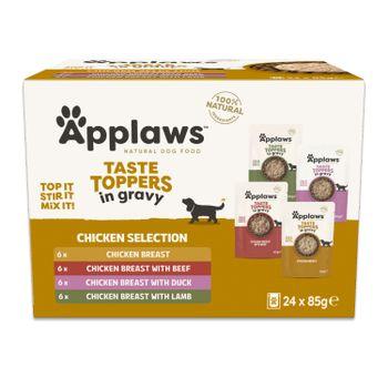 Applaws Taste Toppers Chicken Selection in Gravy 24x85g