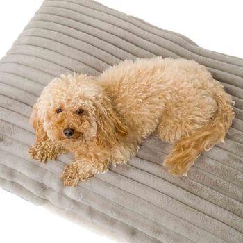 Snug & Cosy Faux Fur Dog Lounger Taupe