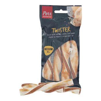 Pets Unlimited Chewy Stick Dog Treat, Chicken, 4 pack