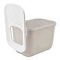 Savic Hop In Top Cat Litter Tray Mocca & White