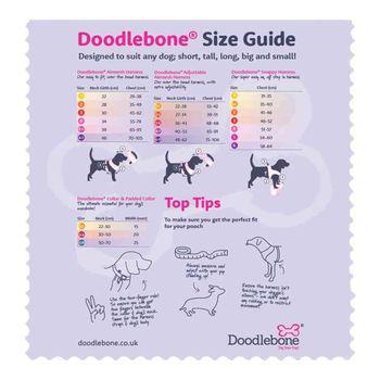 Doodlebone Trendy Tails Padded Dog Collar Pink 1-2