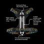 Neerdog Go-B-Bold Airflow Dog Harness-Hollyhock Medium