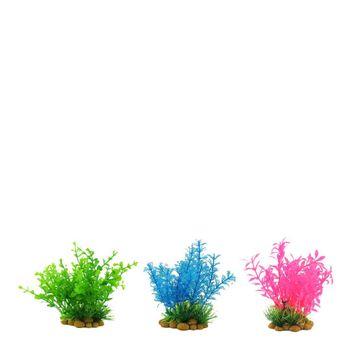 Classic Medium Aquatic Plant Aquarium Decoration, 3 Pack