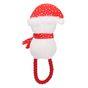Rosewood Squeaky Plush & Rope Christmas Dog Toy