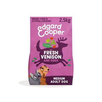 Edgard & Cooper Fresh Venison & Duck Medium Adult Dog Food 2.5kg