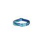 Rufus & Rosie Seashore Blue Adjustable Dog Collar, Medium