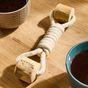 Elkwood Coffee Wood Dumbbell Dog Toy