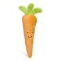 Petface Foodie Faces Furry Carrot Plush Dog Toy