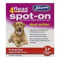 Johnsons 4Fleas Spot On Dual Action for Large Dogs