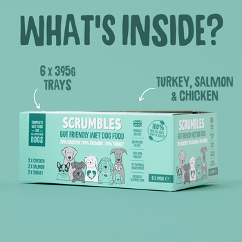 Scrumbles Grain Free Wet Dog Food Classic Selection 6x395g