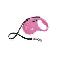 Flexi New Classic S Tape Dog Lead 5m Pink