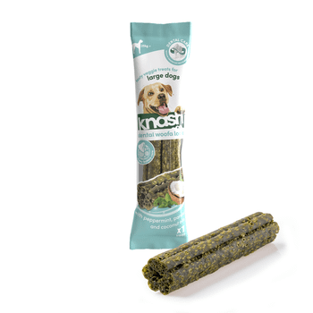 Knash Woofa Loofa XL Mint or Apple Dog Treat 1 Pack 180g