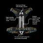 Neerdog Go-B-Bold Airflow Dog Harness Hollyhock Small