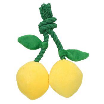 Rufus & Rosie Lemon Rope Plush Dog Toy
