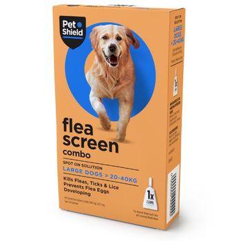 Pet Shield Flea Screen Combo for Large Dogs 1 Pipette