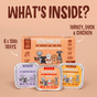 Scrumbles Grain Free Wet Dog Food Meaty Selection 6x150g