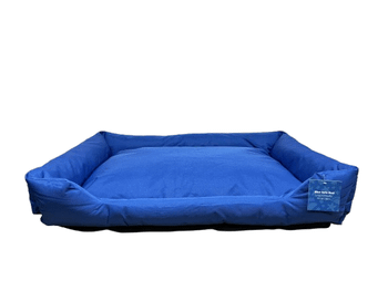Rufus & Rosie Waterproof Blue Dog Sofa Bed 70x90cm