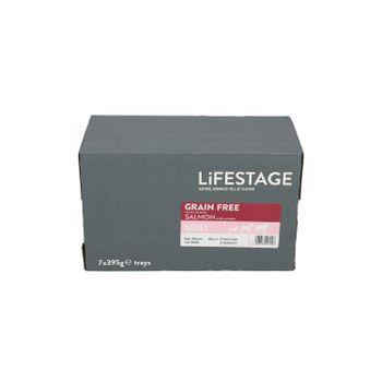 Lifestage Adult Grain Free Salmon Trays 7x395g