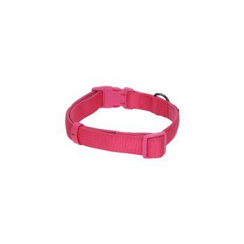 Rufus & Rosie Padded Dog Collar, Large, Pink