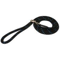 Rosewood Rope Twist Dog Lead Black & Blue 64"