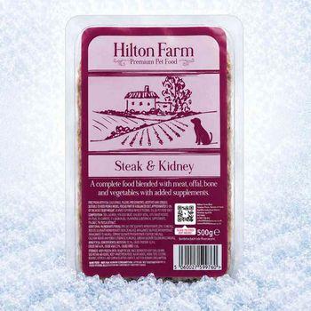 Hilton Farm Steak & Kidney Raw Food, 500g 