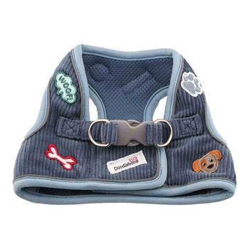 Doodlebone Snappy Dinky Blue Dog Harness 0.5