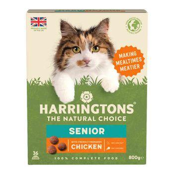 Harringtons Senior Dry Cat Food Chicken 800g