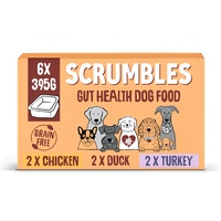 Scrumbles Grain Free Wet Dog Food Meaty Selection 6x395g