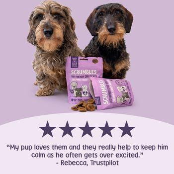 Scrumbles Turkey Nibbles: Calming Treats for Dogs 100g