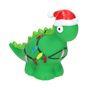 Smart Choice Squeaky Vinyl Festive Dinosaur Dog Toy