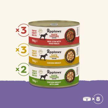 Applaws Taste Toppers Stew Variety Selection 8x156g