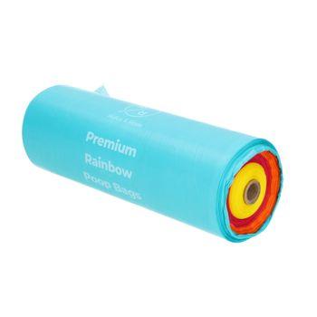 Rufus & Rosie Rainbow Poop Bags, 400 Pack
