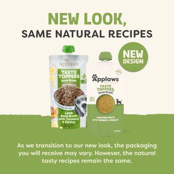 Applaws Taste Toppers Lamb Bone Broth with Turmeric & Parsley 6x200ml