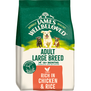 JAMES WELLBELOVED® Large Breed Adult Dry Dog Food Chicken & Rice 15kg