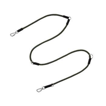 Neerdog GO-B-Flextra Multifunctional Rope Dog Lead Black, Green & Orange