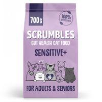 Scrumbles Dry Cat Food, Grain Free Sensitive+ 700g