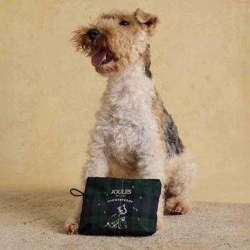 Joules Blackswatch Check Packaway Dog Jacket Large