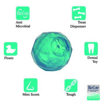 Rosewood Biosafe Puppy Treat Dog Ball Blue